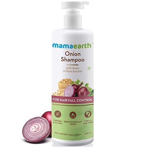 Mamaearth Onion Shampoo for Hair Growth & Hair Fall Control