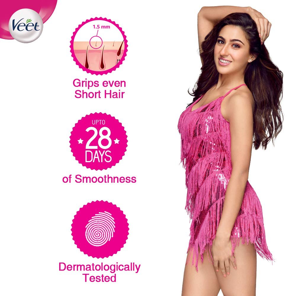 Veet Full Body Waxing Kit for Normal Skin,