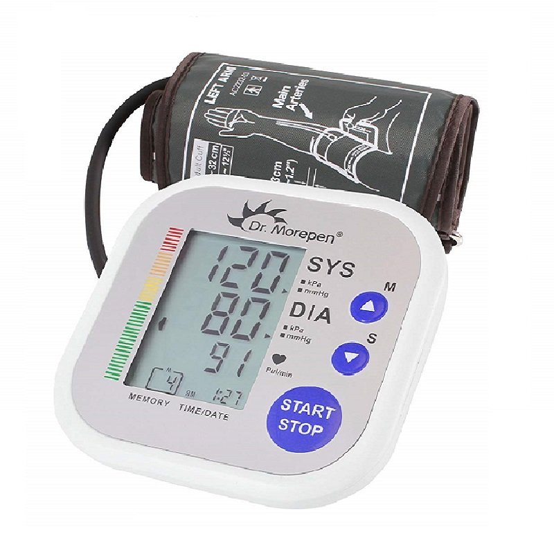 Dr morepen Blood Pressure Monitor Automatic BP 02 white colour