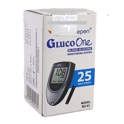 Dr. Morepen BG-03 Blood Glucose Test Strips, Pack of 25/50/100