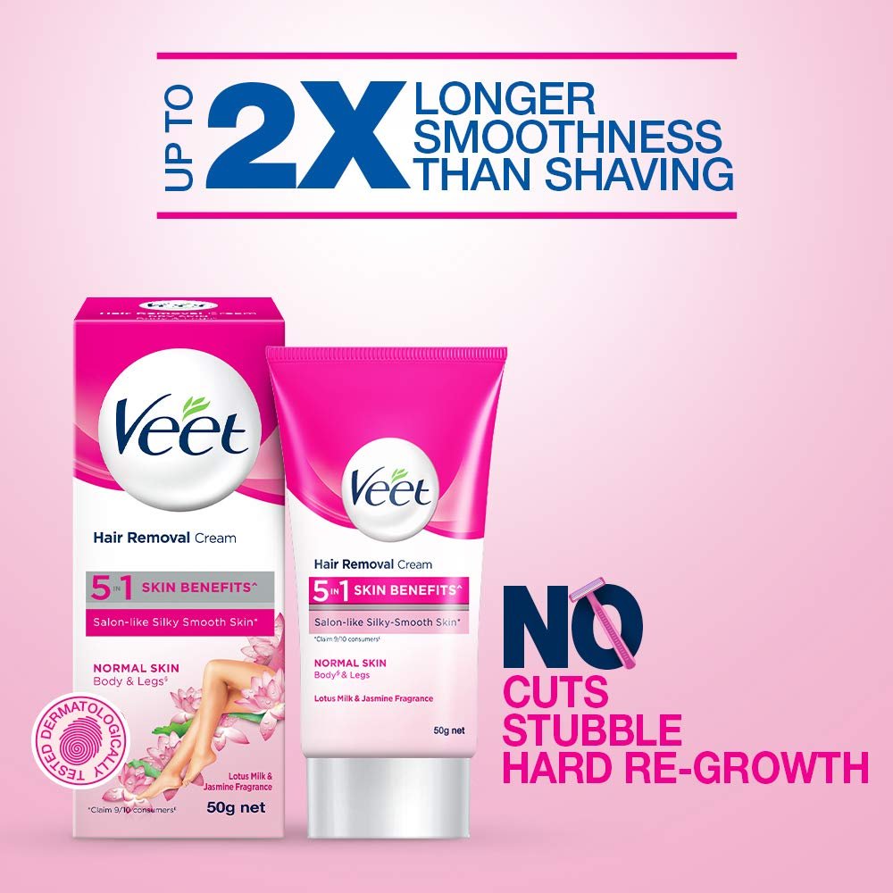 Veet Silk & Fresh Hair Removal Cream, Normal Skin