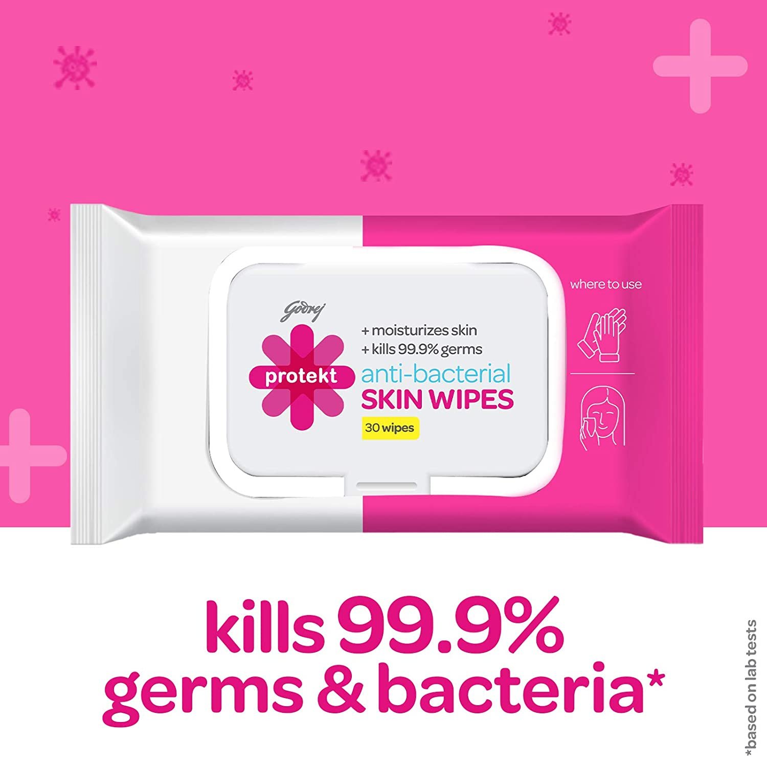 Godrej Protekt Anti-bacterial Skin Wipes