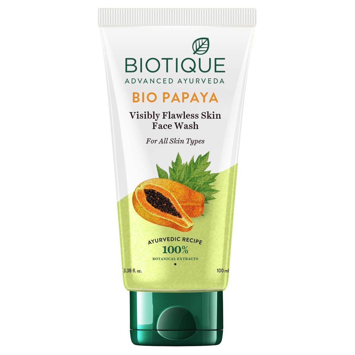 Biotique Bio Papaya Visibly Flawless Skin Face Wash, 100ml