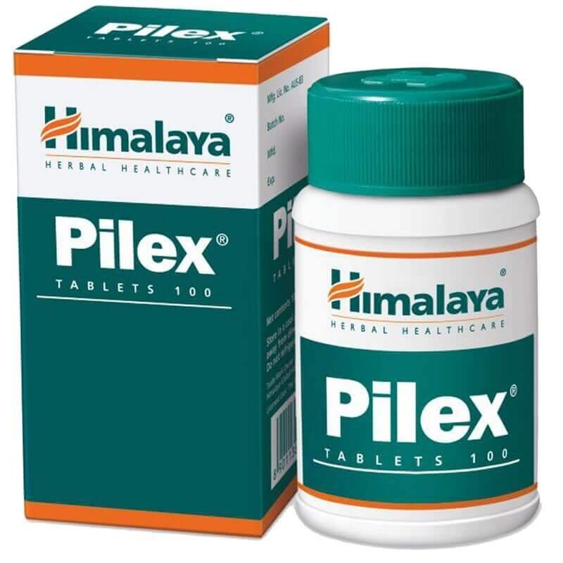 Himalaya Pilex Bottle Of 60 Tablets, made from herbals