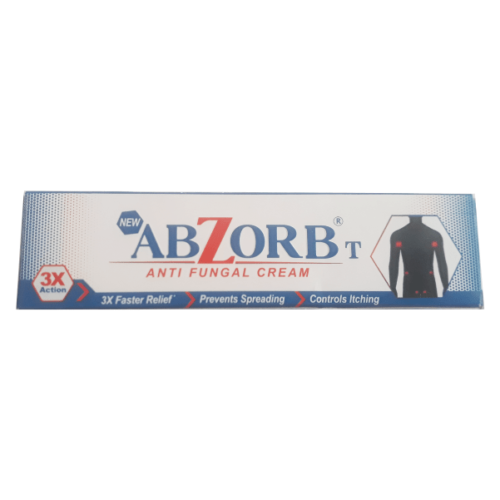 AbzorbT Cream controls itching, Prevents Spreading, Faster Relief, AbzorbT provides effective and fast from fungal infection of skin