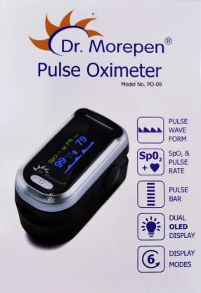 Dr. Morepen PO-09 Pulse Oximeter (Black)