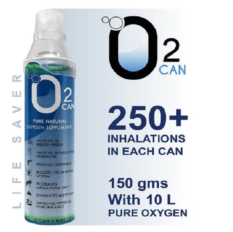 O2 Can Pure Natural Oxygen Can 10L