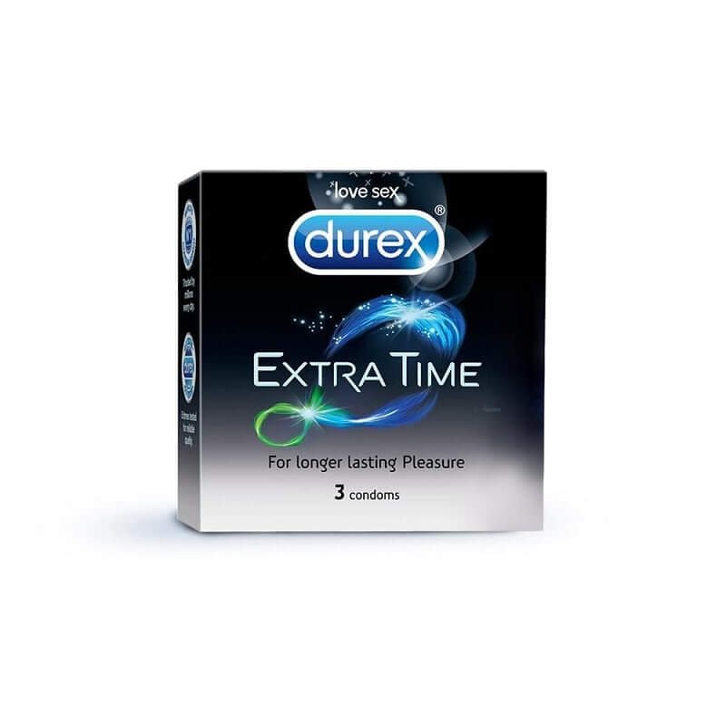 Durex extra time condom box of 3