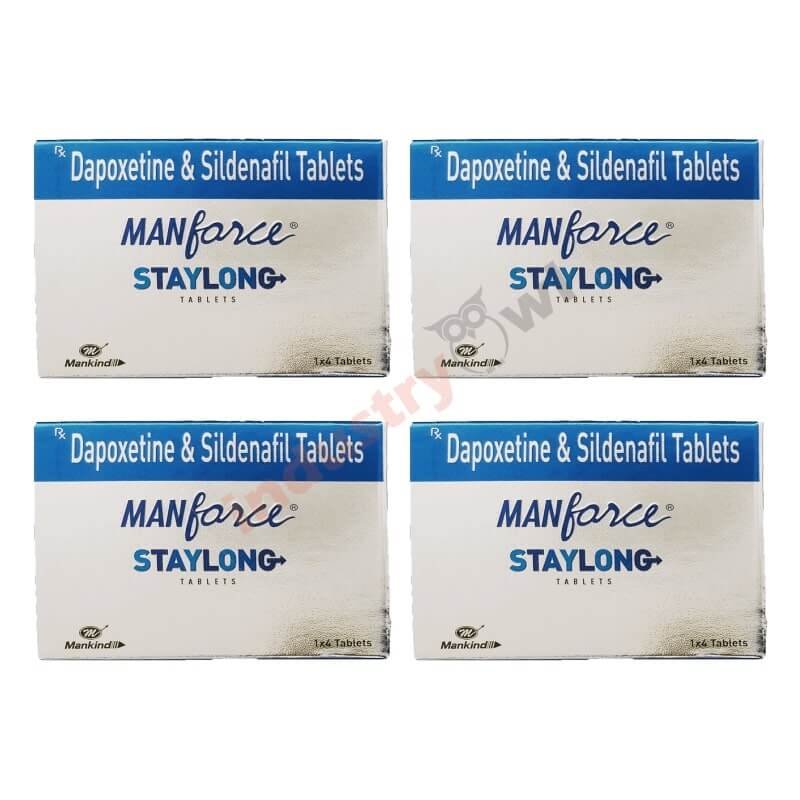 Manforce Staylong Tablet Combo of 4