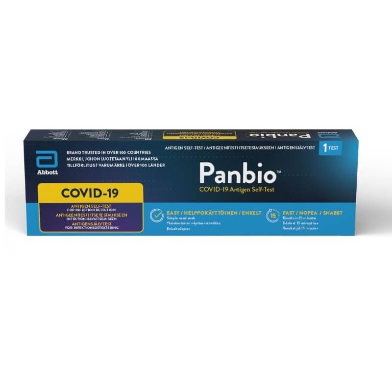 panbio antigen self test kit by abbott