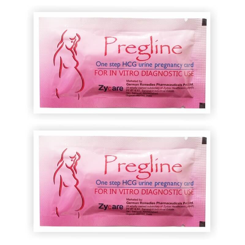 Pregline Pregnancy Test Kit Combo of 2's