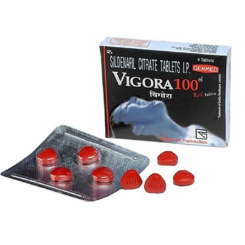 Vigore 100mg Red Tablets