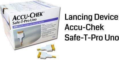 Accu Chek Safe-T-pro Uno 100 Single use Lancets