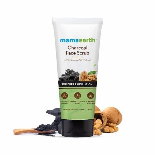 Mamaearth Charcoal Face Scrub for Oily and Normal skin-100ML