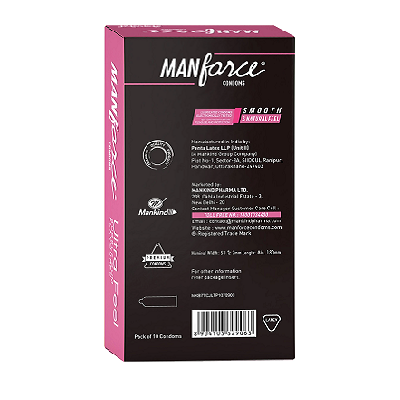 Manforce Ultra Feel Bubblegum Flavoured Box Of 10 Condoms