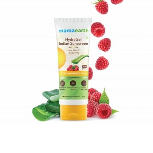 mamaearth hydragel indian sunscreen