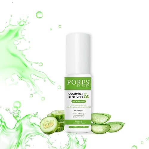 PORES CUCUMBER & ALOE VERA FACE TONER-100ml