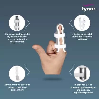 Tynor F-02 Finger Cot Splint (Large )