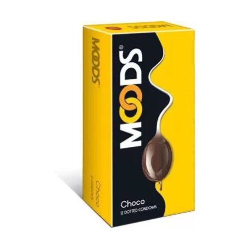 Moods Choco Dotted Condoms 12’S