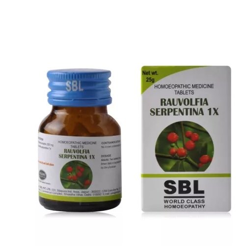 SBL Rauvolfia Serpentina 1 X Tablet 25gm