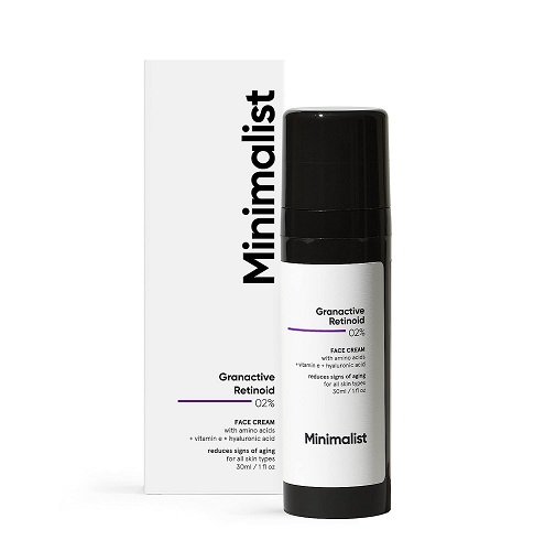 Minimalist 2% Retinoid Anti Ageing Night Cream For Wrinkles & Fine Lines With Retinol Derivative For Sensitive Skin, 30ml