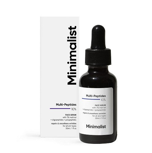 Minimalist Multi Peptide10% Face Serum for Ageless Younger Skin, 30 ml