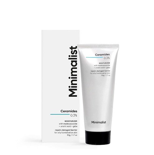 Minimalist 0.3% Ceramide Barrier Repair Moisturizing Cream For Oily Skin With Madecassoside – 30 G