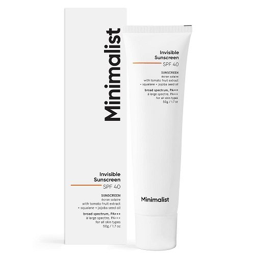 MINIMALIST SPF 40 INVISIBLE SUNSCREEN - 50GM